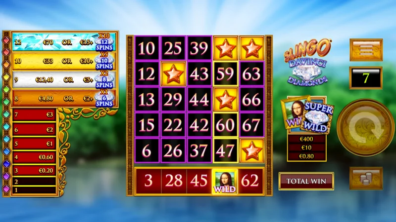 Slingo Da Vinci Diamonds